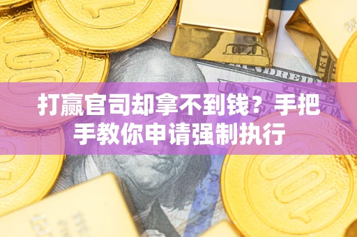 北京打赢官司却拿不到钱？手把手教你申请强制执行
