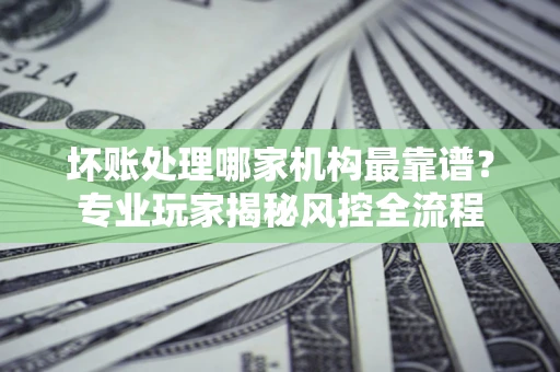 北京坏账处理哪家机构最靠谱？专业玩家揭秘风控全流程