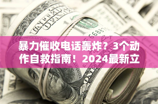 北京暴力催收电话轰炸？3个动作自救指南！2024最新立案标准全解析